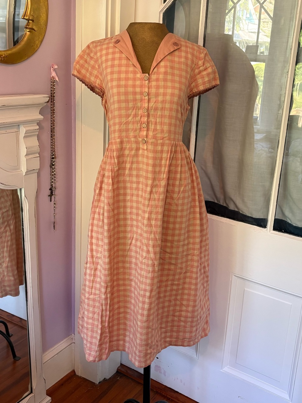 April Cornell Gingham Dress